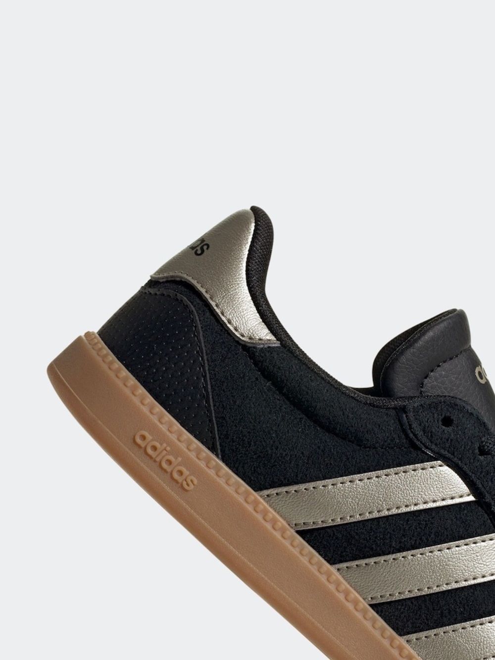 🆕 adidas Breaknet Sleek Black/Gold Women’s Size 7, 7.5 NIB Gum Sole Sneakers - Picture 5 of 5